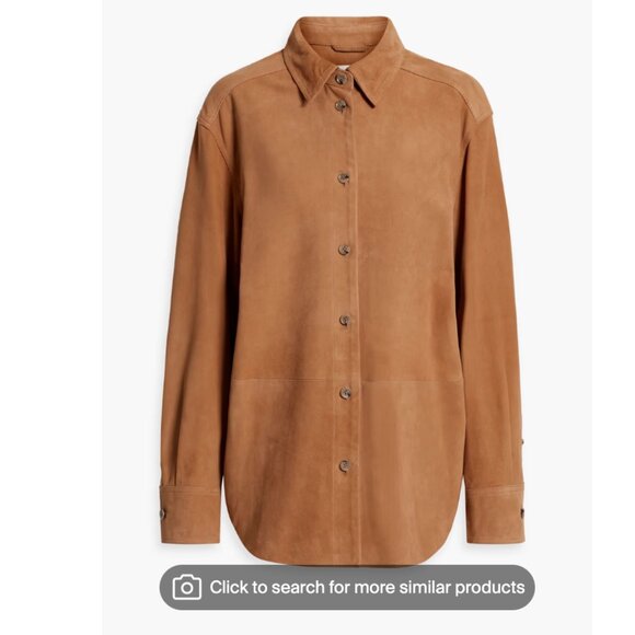 Loulou Studio Ora Suede Shirt - Picture 2 of 6